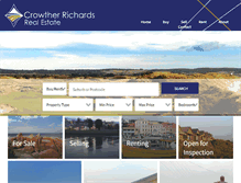 Tablet Screenshot of crowtherrichards.com.au